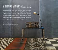 Vintage Vinyl Floorcloths By The Artists Of The Design Loft Spicher And Company Vinyl Flooring Floor Cloth House And Home Magazine