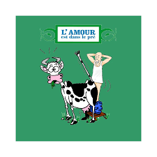 L'amour est dans le pré contribue activement au repeuplement des campagnes françaises : Tee Shirt L Amour Est Dans Le Pre Version Censuree Vert