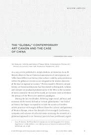Then he wanted , his son completed the study and he do his own business and r. Pdf The Global Contemporary Art Canon And The Case Of China Francesca Dal Lago Academia Edu