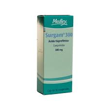 Etken maddesi tiaprofenik asit olan surgam tablet; Comprar Surgam 300mg Cpr C30 Farmacia Prixz