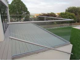 The beauty of glass is timeless. Aluminum Base Shoe Glass Railing Demax Arch Glass Balustrade Glass Balcony Balustrade Design