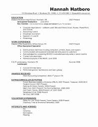 High School Diploma On Resume Unique Resume Sample Hannah Hatboro 0411 Student Resume Template Student Resume College Resume Template