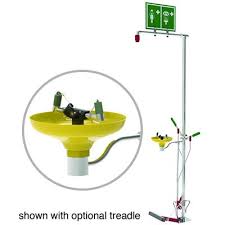 Eyewash stations & safety showers. Outdoor Safety Shower Station