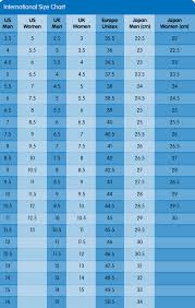 Brooks Size Guide