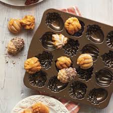 Nordic Ware Bronze Fall Cakelet Pan Mini Cake Pans Baking Mini Cakes