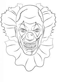 30 Horror Clown Zeichnen Besten Bilder Von Ausmalbilder