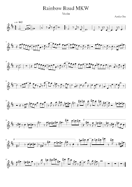 The irrational hatred for peach. Rainbow Road Mario Kart Wii Sheet Music For Violin Solo Download And Print In Pdf Or Midi Free Sheet Music For Rainbow Road Mario Kart Wii By Asuka Ohta