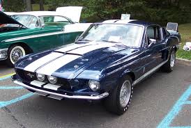 Dark Blue 1967 Mustang Shelby Gt 500 Fastback Shelby Cobra Gt500 Ford Mustang Mustang Shelby
