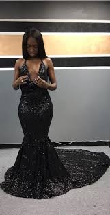 Black And Silver Prom Dresses Backless Black Sequin Mermaid Prom Dress Black Girl Prom Dresses Mermaid Prom Dresses Prom Girl Dresses
