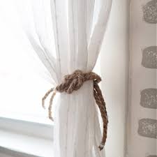 Here are 5 crafty diy versions. Diy Rope Curtain Tie Backs An Easy Nautical Jute Rope Project