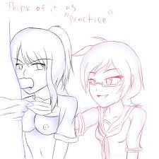 Info-chan helps Ayano Aishi practice a blowjob (levi40) [Yandere Simulator]  : rrule34