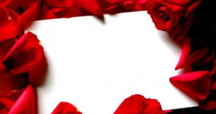 Black Background With Rose Border Red Roses Border Frame Ppt Backgrounds Happy Valentines Day Book Flowers Boarders And Frames