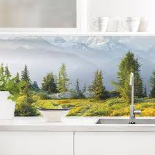 Kuchenruckwand Emosson Wallis Schweiz Kuchenruckwandfolie In 2020 Kuchenruckwand Spritzschutz Natursteinwand