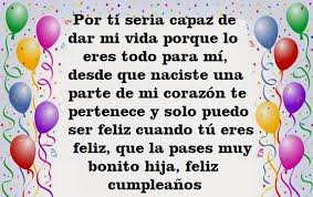 Mensajes Lindos De Cumpleanos Para Mi Novio Jpg 575 363 Mensaje De Feliz Cumpleanos Felicitaciones De Cumpleanos Hija Feliz Cumpleanos Mi Hija