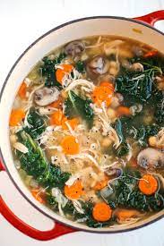 This chicken pasta soup recipe is the perfect comfort food in a bowl. Detox Immune Boosting Chicken Soup Eat Yourself Skinny
