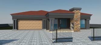 3 bedroom bungalow house plan. Double Garage Modern 3 Bedroom House Plans South Africa House Storey
