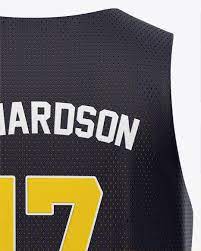 Download Basketball Jersey Mockup In Apparel Mockups On Yellow Images Object Mockups