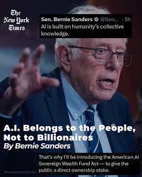 Bernie Sanders Advocates Public Ownership of AI Wealth