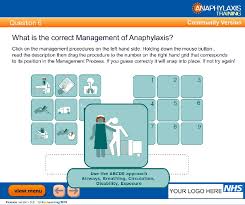 Refer all patients with anaphylaxis to hospital care. Anaphylactic Shock Training Standard Easilearning Anaphylactic Shock Anaphylaxis Patient Group Directions