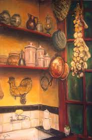 creole kitchen': painting. still life