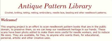Public domain patterns may be used and distributed freely by anyone. Antique Patterns Available Free From The Antique Pattern Library