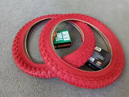 TWO(2) 16X2.125 (57-305) RED DURO BICYCLE TIRES N TUBES, COMP 3 STYLE | eBay