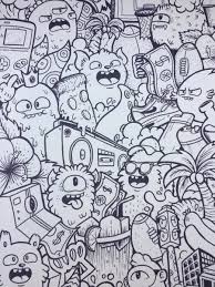 His striking art style incorporates his signature colorful doodles occasionally accompanied by realistic drawings. Vexx On Twitter Doodles