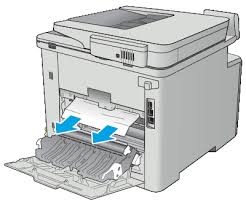 Hp Color Laserjet Pro Mfp M377 M477 Clear Paper Jams In The Rear Door And Fuser Area Hp Customer Support