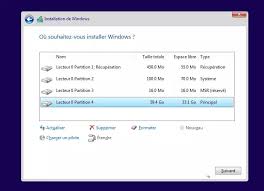 Sur quelle partition installer Windows 10 - malekal.com