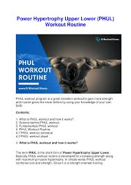 Chờ tập 2 màn so tài ramos vs salah. Power Hypertrophy Upper Lower Workout Routine Pobierz Pdf Z Docer Pl