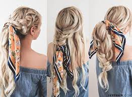 Hair Scarf Hairstyles Headbandhairstyles Scarf Hairstyles Hair Styles Summer Hairstyles