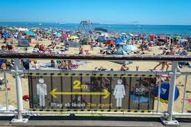 Bournemouth beach is located in bournemouth. Major Incident Declared As Thousands Visit Beaches In Southern England