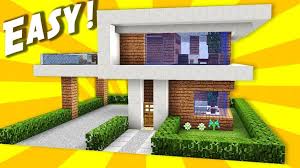 A simple and minimalistic house is another popular minecraft house ideas that most people like. Minecraft Simple Easy Modern House Mansion Tutorial How To Build 10 Interior Easy Minecraft Houses Minecraft Modern Minecraft Modern House Blueprints