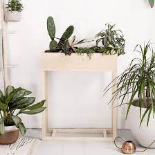 Learn How To Make This Modern Plant Stand Diy Plant Stand Diy Plants Plant Stand
