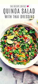 Quinoa Salad With Thai Dressing Recipes Clean Eating Recipes Healthy