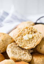 Combine whole wheat flour, undissolved yeast, sugar and salt in a large bowl. Garlic Herb Homemade Whole Wheat Dinner Rolls Watch What U Eat