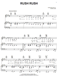 Built for performance and precision the keyboard is designed from the ground up to let you perform to the best of your ability. Rush Rush Piano Vocal Guitar Right Hand Melody Sheet Music