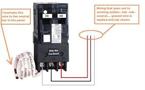 The line terminals of a gfci outlet connect to the power supply conductors that are connect at the circuit breaker or fuse box. If You Have A Gfci Breaker That Experiences Nuisance Tripping Due To Moisture In The Ckt And Some One Has Bypassed The