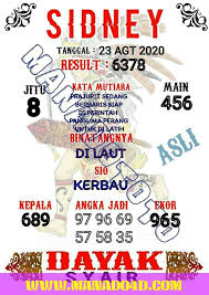 Syair Bocoran Prediksi Sydney 23 Agustus 2020 En 2020 Link Youtube