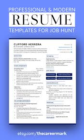 Download Modern And Professional Resume Templates For Microsoft Word Our Professional Resum In 2020 Modern Resume Template Resume Templates Resume Design Professional