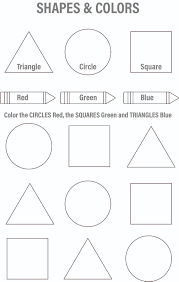 Shapes worksheets intended to help students lean the basic shapes; 7 Best Free Printable Preschool Worksheets Colors Printablee Com