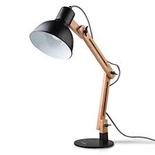 Tomons Swing Arm Desk Lamp Adjustable Detachable Wood Table Lamp For Office Desk Lamp Lamp Table Lamp Wood