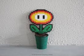 Diy Fleur Mario En Perles A Repasser Perle Perles A Repasser Mario