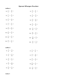 55+ soal matematika kelas 5 pecahan pilihan ganda & isian. Soal Matematika Kelas 5 Operasi Bilangan Pecahan