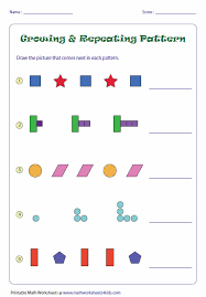 Pattern Worksheets Math Patterns Pattern Worksheet Teaching Patterns
