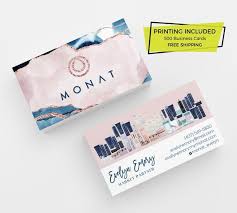 That's double sided, and includes your choice of uv gloss or matte finish. Rose Gold Monat Business Cards 500 Printed Business Cards Personalized Calling Card Template Hair Care Card Marketing Skincare Navy Pink In 2021 Calling Card Template Letterpress Business Cards Printing Business Cards