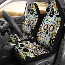 Party Skull Pittsburgh Steelers Car Seat Covers Car Seats Carseat Cover