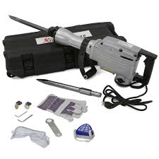 Xtremepowerus 2200 Watt Heavy Duty Electric Jackhammer Demolition Hammer Concrete Breaker Tool Kit 61103 Jack Hammer Electric Jack Hammer Power Tool Kits
