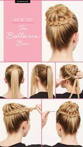 Gift yourself a low textured knot effortlessly made with the help of a hair donut! How To Do A Braided Ballerina Bun The Cool Girl Way Makeup Com By L Oreal Hair Styles Braided Hairstyles Updo Long Hair Styles