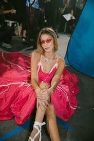 #bella hadid #bella hadid victoria's secret #bella hadid street style #bella hadid runway #runway #fashion #paris #alexander vauthier #wrap dress #metallics. Bella Hadid Didn T Feel Sexy Or Powerful Walking In Victoria S Secret Shows Dazed